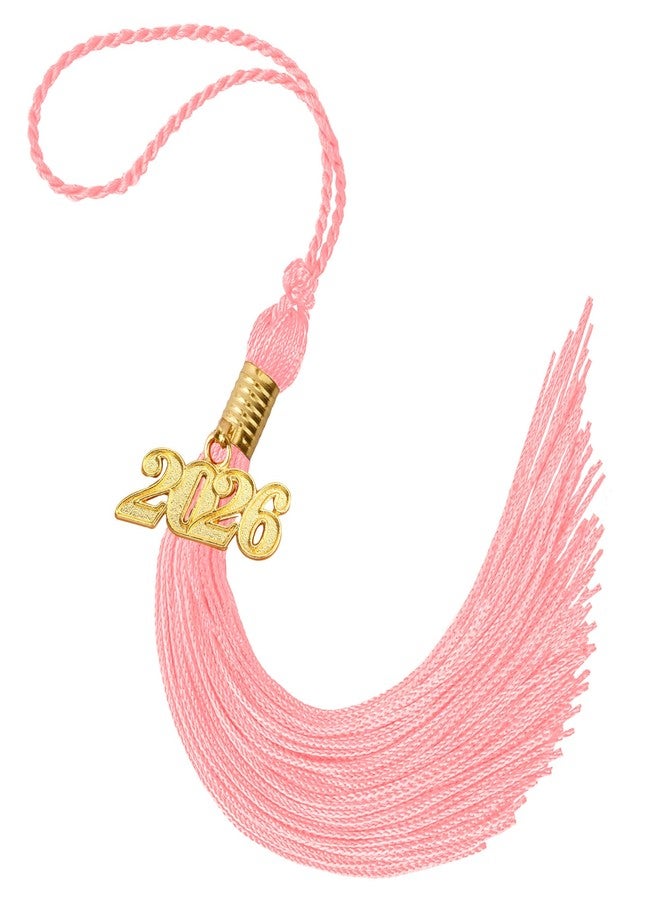Nelisylux 2026 Tassel Graduation, Pink Graduation Tassel, Tassel Charms for Graduations Cap Decorations, Tassels Memorial Grad Cords Class of 2026 College High School Graduate Hat Ceremonies Accessories - Image 1